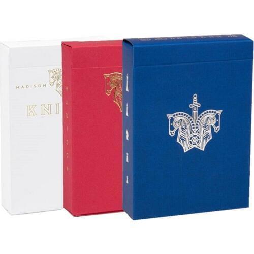 Ellusionist Knights Playing Cards By Daniel Madison Bicycle Red/White/Blue Deck Poker Size Magic Card Games Magic Tricks Props