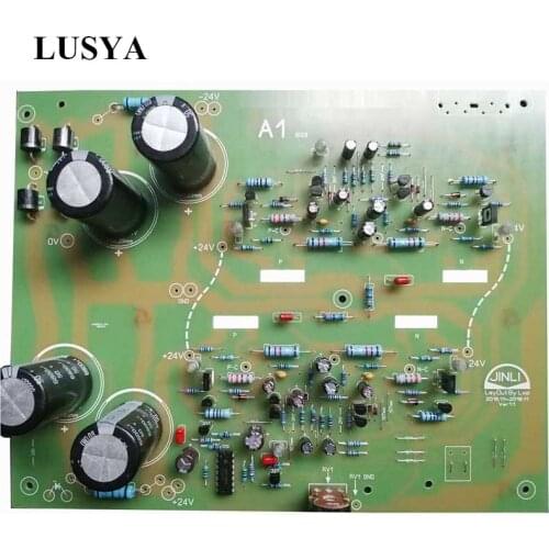 Lusya Class A 15W*2 Stereo Audio Amplifier Board HIFI British Music Fax A1straight Carved PCB Amplificador Audio T0671