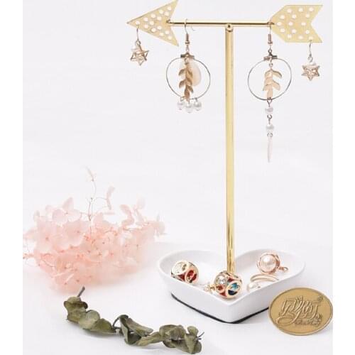 Arrow Shape Metal Earrings Display Holder Jewelry Display Stand Earrings Display Rack