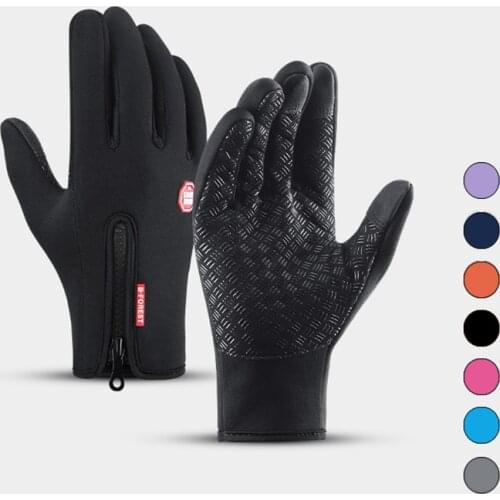 Winter Thermal Warm Cycling Gloves Touchscreen Full Finger Gloves Waterproof Outdoor Camping Hiking Motorcycle Gloves