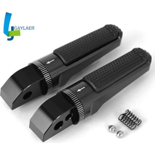 Motorcycle CNC Footrests Foot Pegs Foot Rest Rear for Triumph Daytona 675 2009-2017 675R Bonneville T100 120 Scrsmbler 1200XC