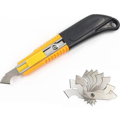 2018 Acrylic Hook Knife Blade Steel Hook Blades Cutter DIY Hand Tools for ABS Plate Acrylic Board Plastic Sheets Cutting