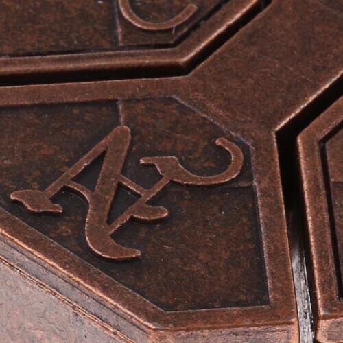 Alloy Educational Intelligence Mind Game Chinese Box Lock Puzzle Brain Teaser Toy for Friends Children Gift