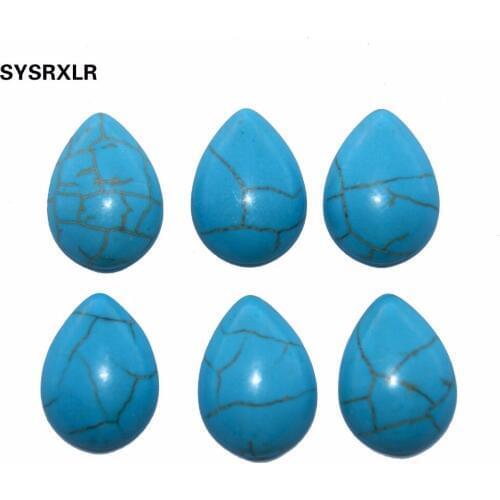 Wholesale 13*18 MM 20 Pcs Drop Shape Shape Turquoises Beads For Jewelry Making Diy Necklace Decoration Craft Scrapbook