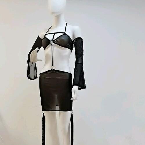 Drop Shipping Women Lady Elegant Dress Women Club Sexy Summer Dresses Casual Bodycon Mesh See Through Girls' Plus Size Dresses