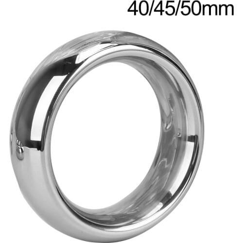 Stainless Steel Sex Toys for Men Sex Shop Penis Ring Heavy Cock Rings 40/45/50/mm Delay ejaculation