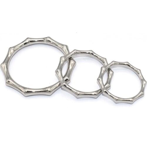 Silver O Ring Decorative Ring 50mm/38mm Loop Buckle Zinc Alloy Buckle DIY Jewelry Charm Accessories Belt Bag Leather Hardware