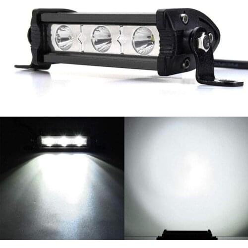 LED Work Light Bar 4-20INCH Single Lights for Car SUV Truck 4X4 Trailer Pickup Ultra-Thin Slim Bumper Spotlight Indicat Lamp 12V