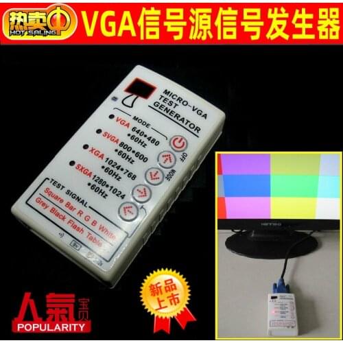 Liquid crystal Display Tester TV Projector Repair Tool VGA Signal source display generator