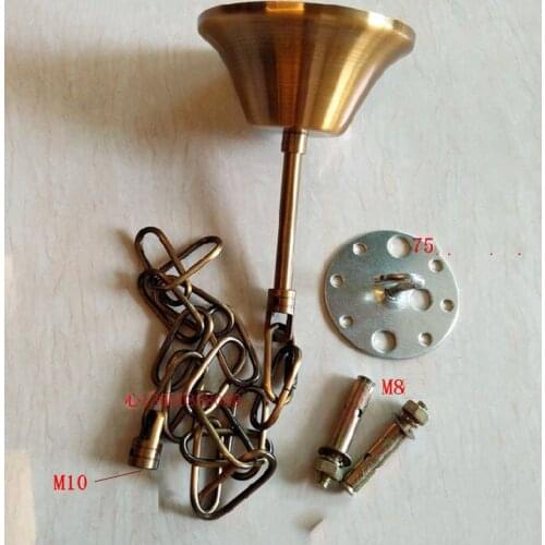 Vintage Iron Ceiling Plate Holder Hook Chandelier Lamp Roof Sucking Retro DIY Pendant Lighting Accessories