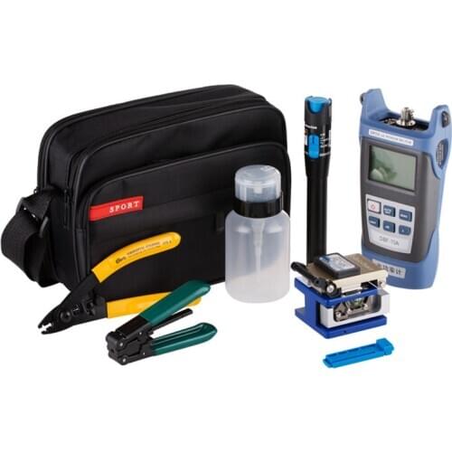 High Qualiity Fiber-Optic-Tool-Kit Power-Meter FS-6S Visual-Fault Optical Cleaver FTTH Lcator