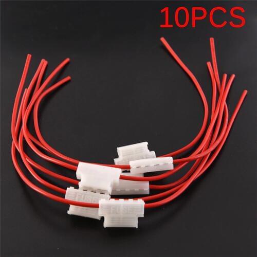 10PCS/lot 5A Middle Blade Fuse Holder Fuseholder Cable For Car Boat Truck ATC/ATO