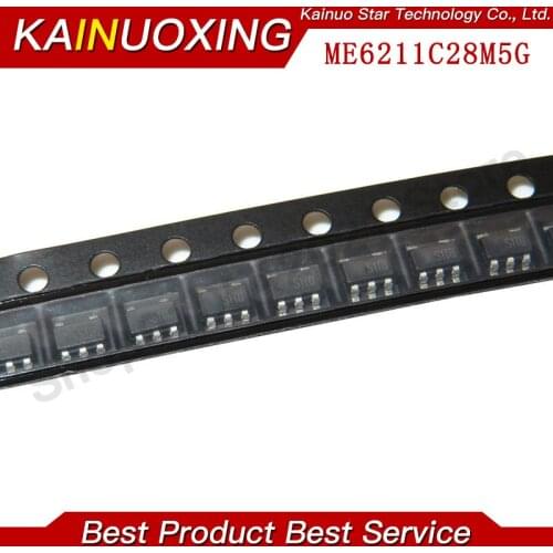 10pcs ME6211C28M5G SOT23-5 ME6211 SOT23 LDO regulator IC 2.8V new original