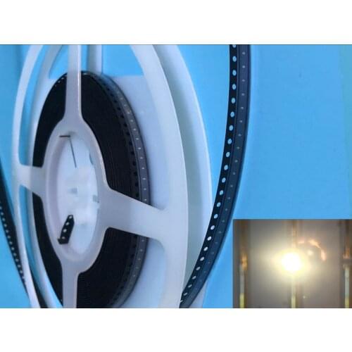 100 pcs SMD SMT 0402 Ultra Bright Warm white LED lamp light