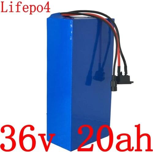 36V LiFePO4 Battery Pack 36V 10AH Lithium battery pack 500W 36V 10AH 15Ah Electric Bicycle Battery with 2A charger free duty