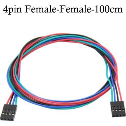 4pin Connector Female to Female DuPont line cable jumper RGB Connector PCB Adapter for 3D printer Arduino main board module