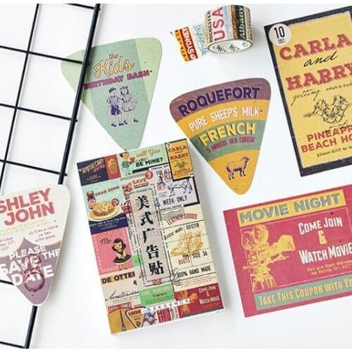 5pack/lot creative American advertising box gifts postcard message cards Decorative card