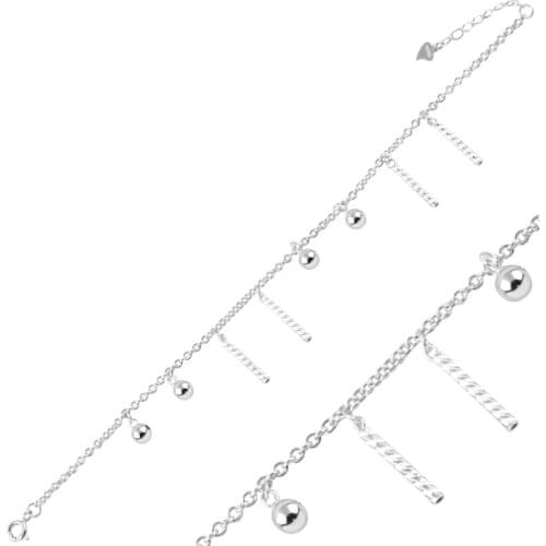 Silver 925 Sterling Dangle Sterling Bracelet