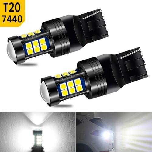 2x T20 7440 W21W BA15S P21W 1156 LED Bulb Backup Reverse Light Auto For Chevrolet Cruze Captiva Aveo Orlando Trax Lacetti 2011