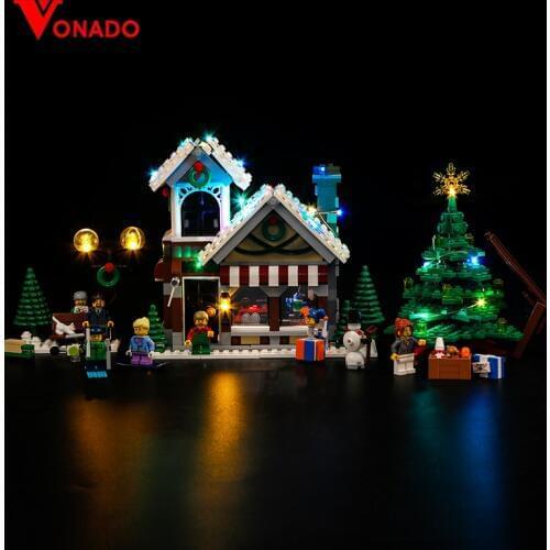Led light set for 10249 creater series Winter house 35019 Building Blocks light up your toys (only Light set,no blocks)