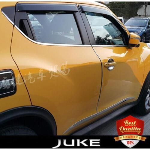 Stainless Steel window frme trims for NISSAN JUKE Auto window decoration cover