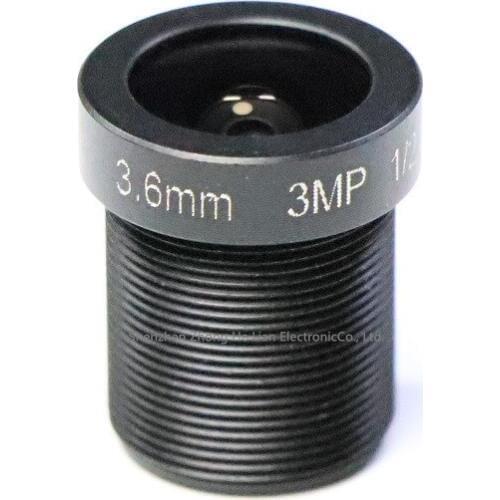 3.6mm Lens 3.0 MegaPixel 78 Degree MTV M12 x 0.5 Mount Infrared Night Vision Lens For CCTV Security Camera