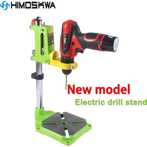 Free shipping Electric power Drill Press Stand table for Drills Workbench Clamp for Drilling Collet 35 43mm 90 degrees New model