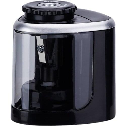Portable Electric Pencil Sharpener Battery Operated for 6-8mm Pencil for Artists Home School Classroom Office Students Suppies