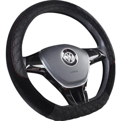 Car Steering Wheel Cover 7 Colors Anti-slip Cute For 37-38CM Car Styling Car Steering-Wheel Free Shipping