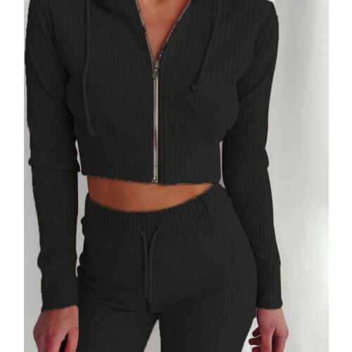 Womens Sweatshirt Knitted Sweat Suits Women Long Sleeve Hoodie Wide Legged Pants Matching Sets Loungewear Set Two Piece Outfits