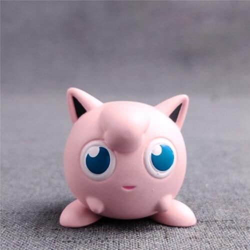 TAKARA TOMY Genuine Pokemon Action Figure Pictorial Book 039 Jigglypuff MC Elf Model Doll Collect Souvenirs Toy Gifts
