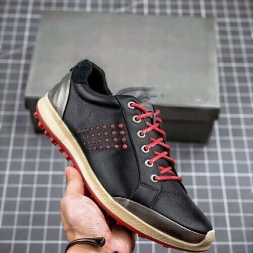 Stud Comfort Golf Shoe Spikeless Men Golf Shoes Waterproof Leather Shoe Tour Golf Sport Shoes for Man Golfer Walking Sneakers