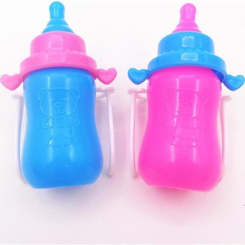 Magic Feeding Bottles for Kelly Dolls Accessories 11" Rose and Blue Color Random Send 1 Pc Dolls Accessories