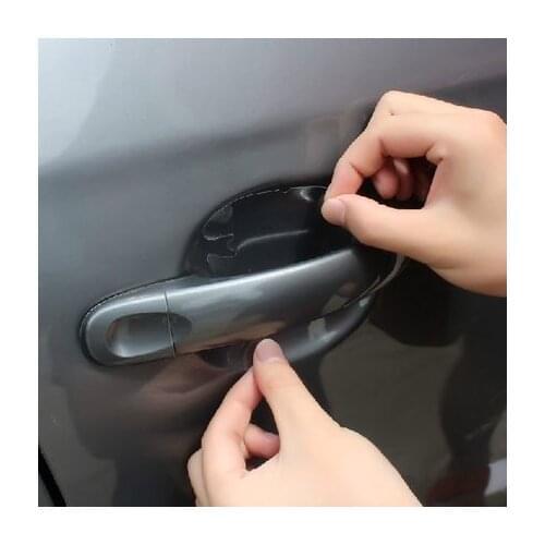 For Volkswagen vw polo golf 4 passat b5 touran bora Door handle protection film car stickers car-styling Door bowl stickers