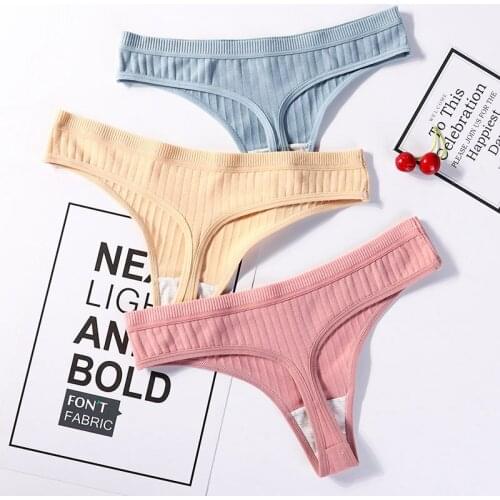 Catelyn Womens Panties Womens Thong Cotton Briefs Sexy Lingerie Seamless Panties For Women g-strings Female Underwear Thongs
