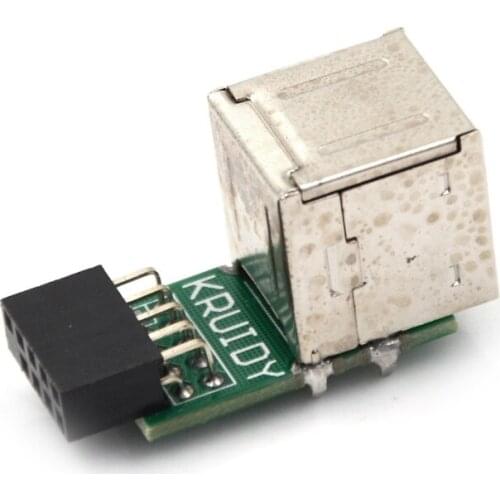 1pcs/lot USB 2.0 9Pin Female 2 Port A Female Adapter Converter Motherboard PCB Board Card Extender Internal PC