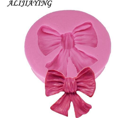 1Pcs Bow Silicone Mold Fondant Mould Cake Decorating Tools Chocolate Gumpaste Molds, Sugarcraft, Kitchen Accessories D0250