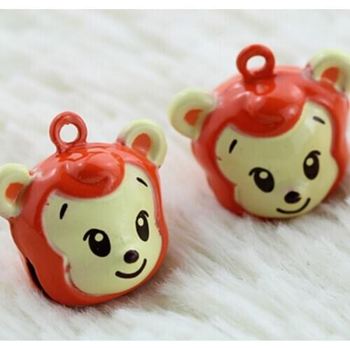 100pcs small lovely bambi new design 23*24MM Children dance the bell / Pet bell 011003027
