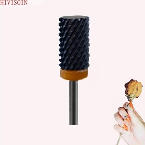 Black Ceramic Nail Drill Bit - Large Barrel Bit - XXC(1079.066)