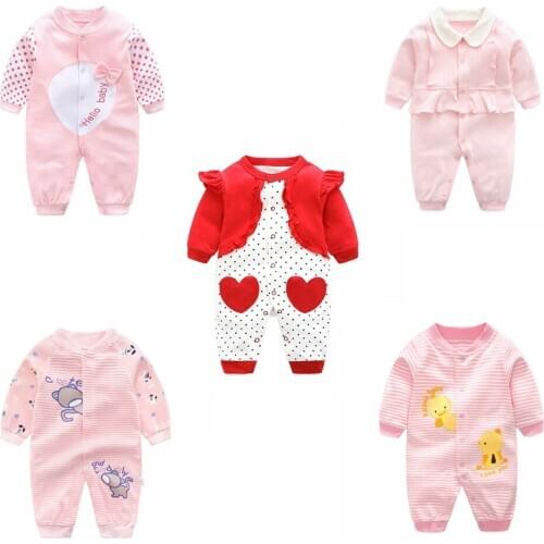 Baby Boys Romper Kids Romper Jumpsuit Outfits Clothing Autumn Cute Cartoon Print Cotton Infant Newborn Boys Girls Clothes