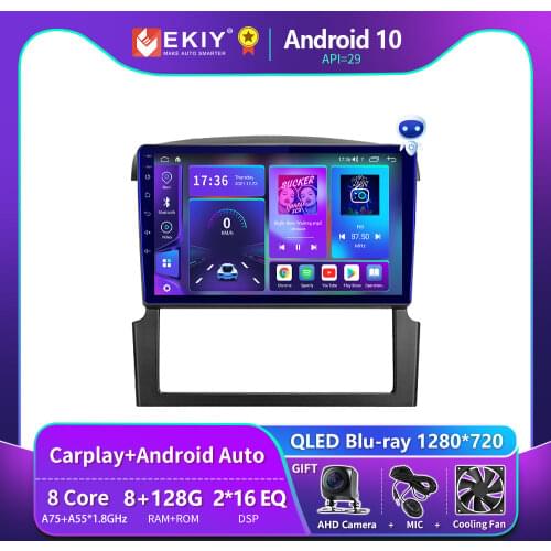 EKIY Blu-ray 1280*720 IPS DSP Android 10 For Kia Sorento BL 2002 - 2011 Car Radio Navigation GPS Multimedia Stereo Video Player