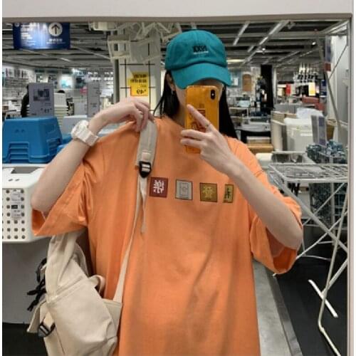 Short-sleeved t-shirt male loose Korean version ins tide 2021 new Hong Kong style casual top couple half-sleeved Harajuku trend