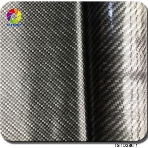 1m x 10m TSAUTOP Hydro Dipping Carbon Fiber PVA Movie Immersion Liquid Film Hydrographics WDF386-1