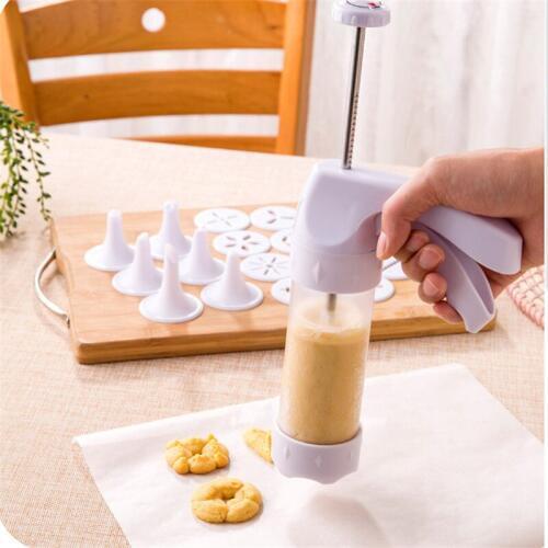 Innovative cookie mold gun mounting and baking tool