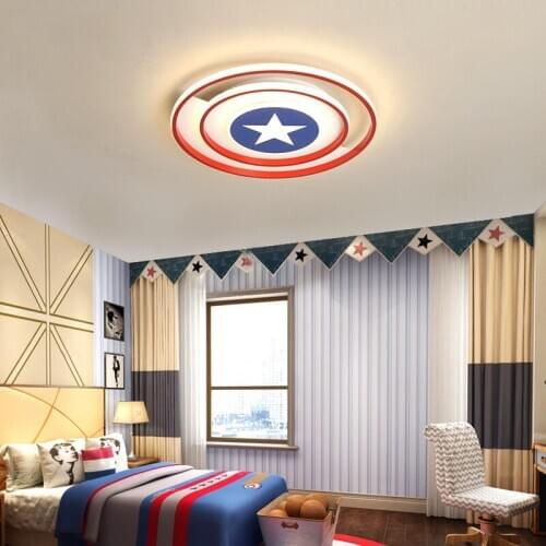 Captain American Ceiling Light For Kids Bedroom Ceiling Light Kids Room Light Boys Bedroom Light Children Boy Room Lighting