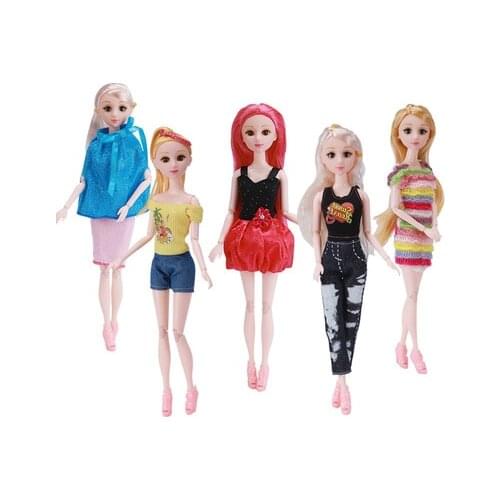 Suit Barbies Jeans Wedding Casual Dress Fashion Doll Clothes Accessories For 30 Cm Barbies Dolls Gift(excluding shoes