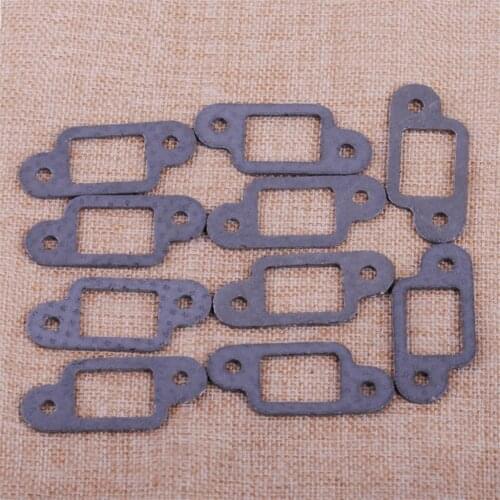 LETAOSK High Quality 10Pcs Muffler Exhaust Gasket Fit for Stihl 017 018 MS170 180 Chainsaw 1130 149 0601