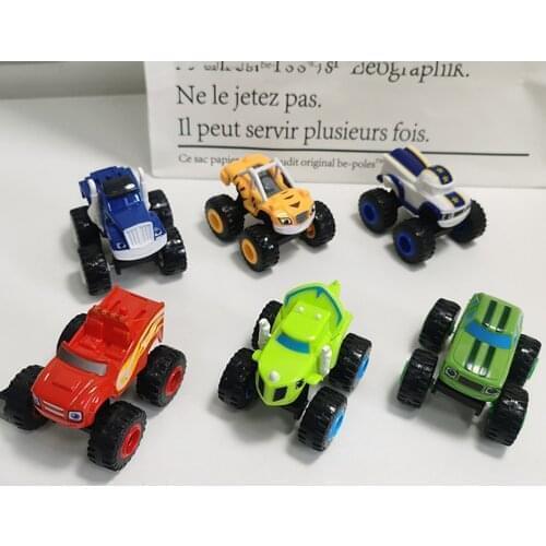 Monster Machines Car Toys Russian Miracle Crusher Truck Vehicles Flame Big Truck SUV Toys Racing Best Combination Gifts For Kids