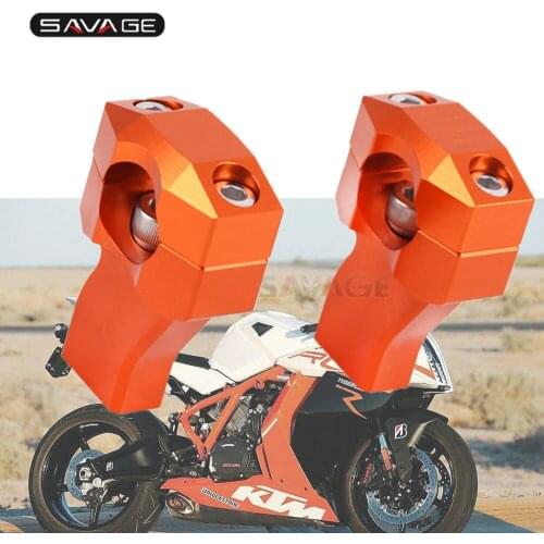 Motorcycle 28mm 1 1/8" Handlebar Clamps Risers Bar For 690 790 1050 1090 1190 1290 Enduro R SMC-R DUKE ADV SuperAdventure