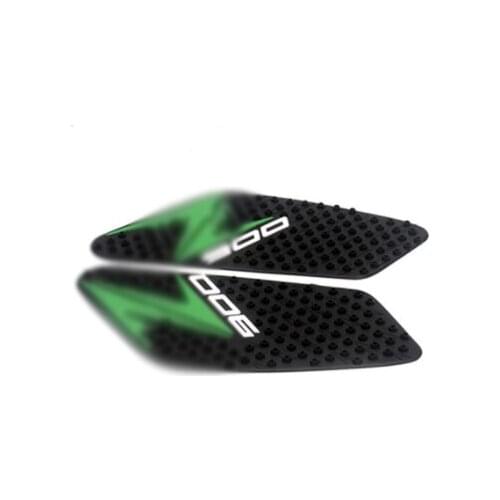 Black Motorcycle Stickers Side Gas Fuel Knee Grip Decal Tank Traction For Kawasaki Z800 2012 2013 2014